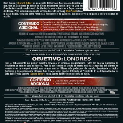 Pack Objetivo La Casa Blanca + Objetivo Londres (Blu-ray)