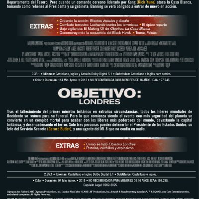 Pack Objetivo La Casa Blanca + Objetivo Londres (DVD)