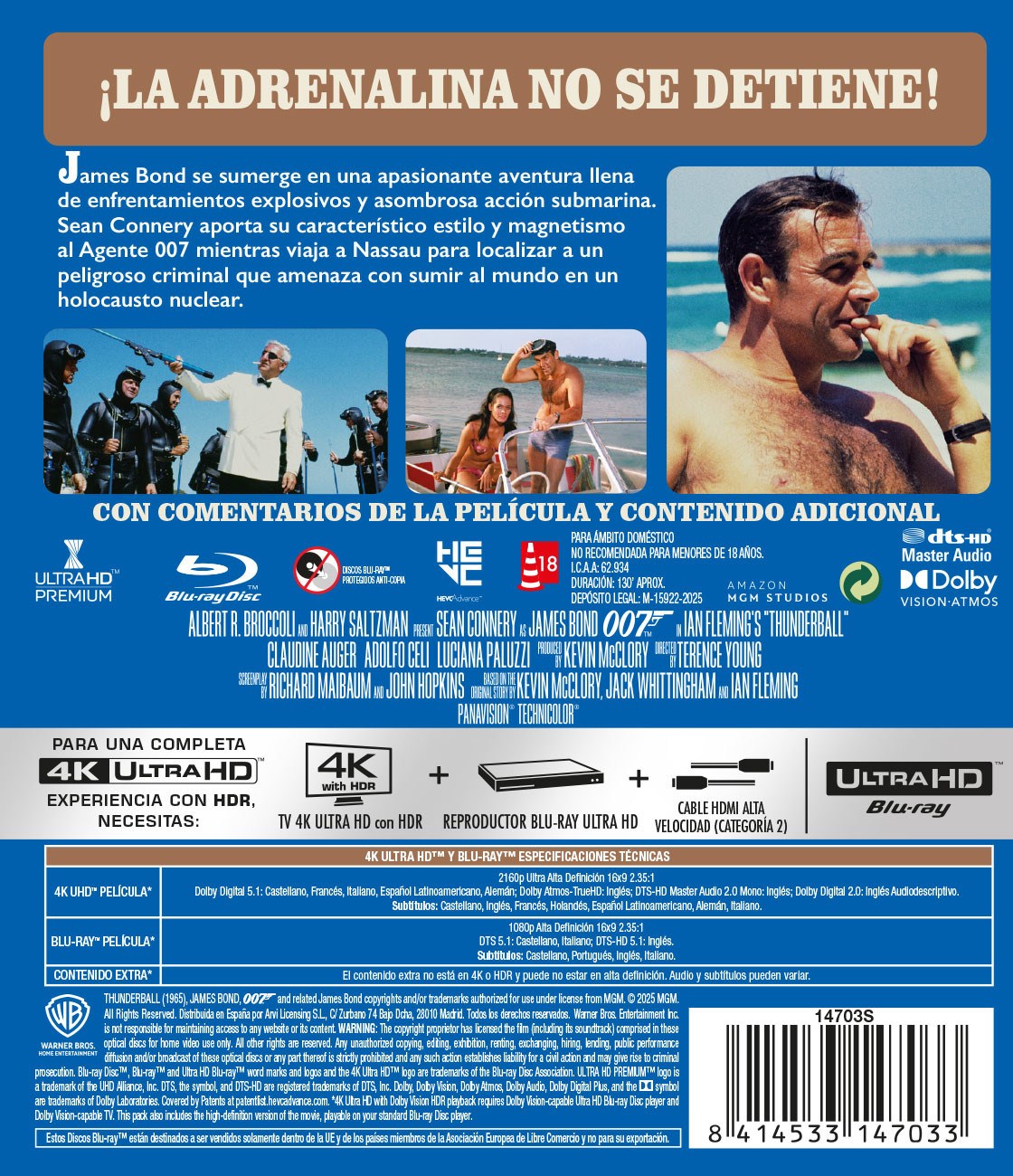 Operación Trueno (4K UHD + Blu-ray)