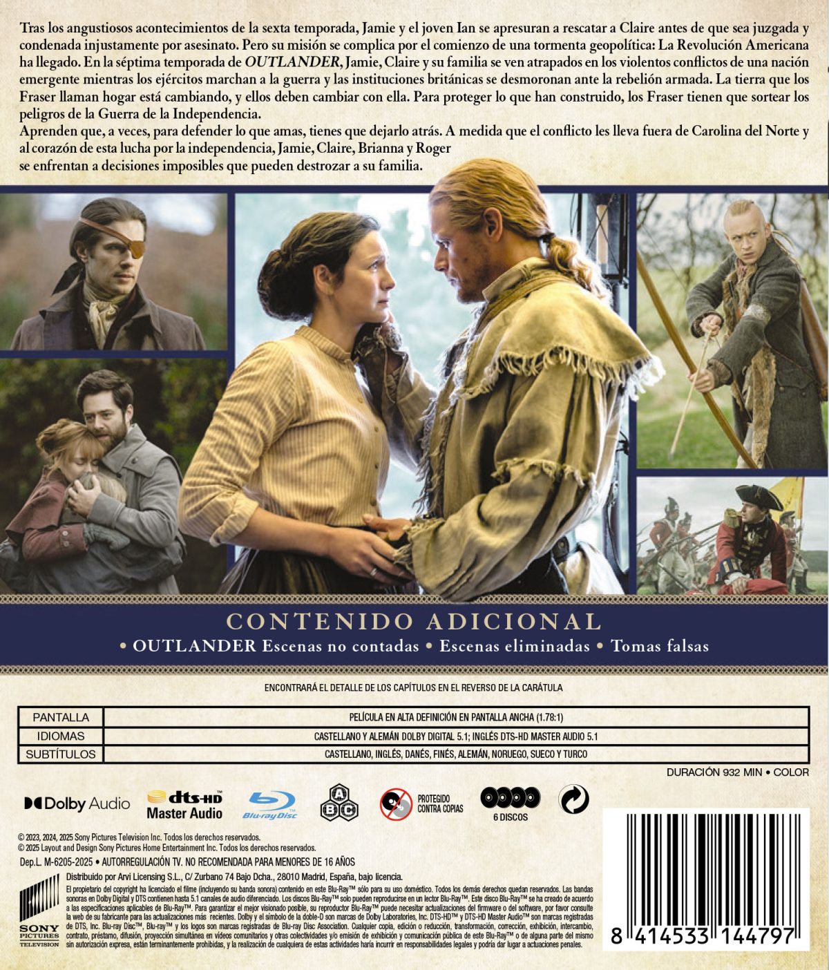Outlander. Temporada 7 (Blu-ray)