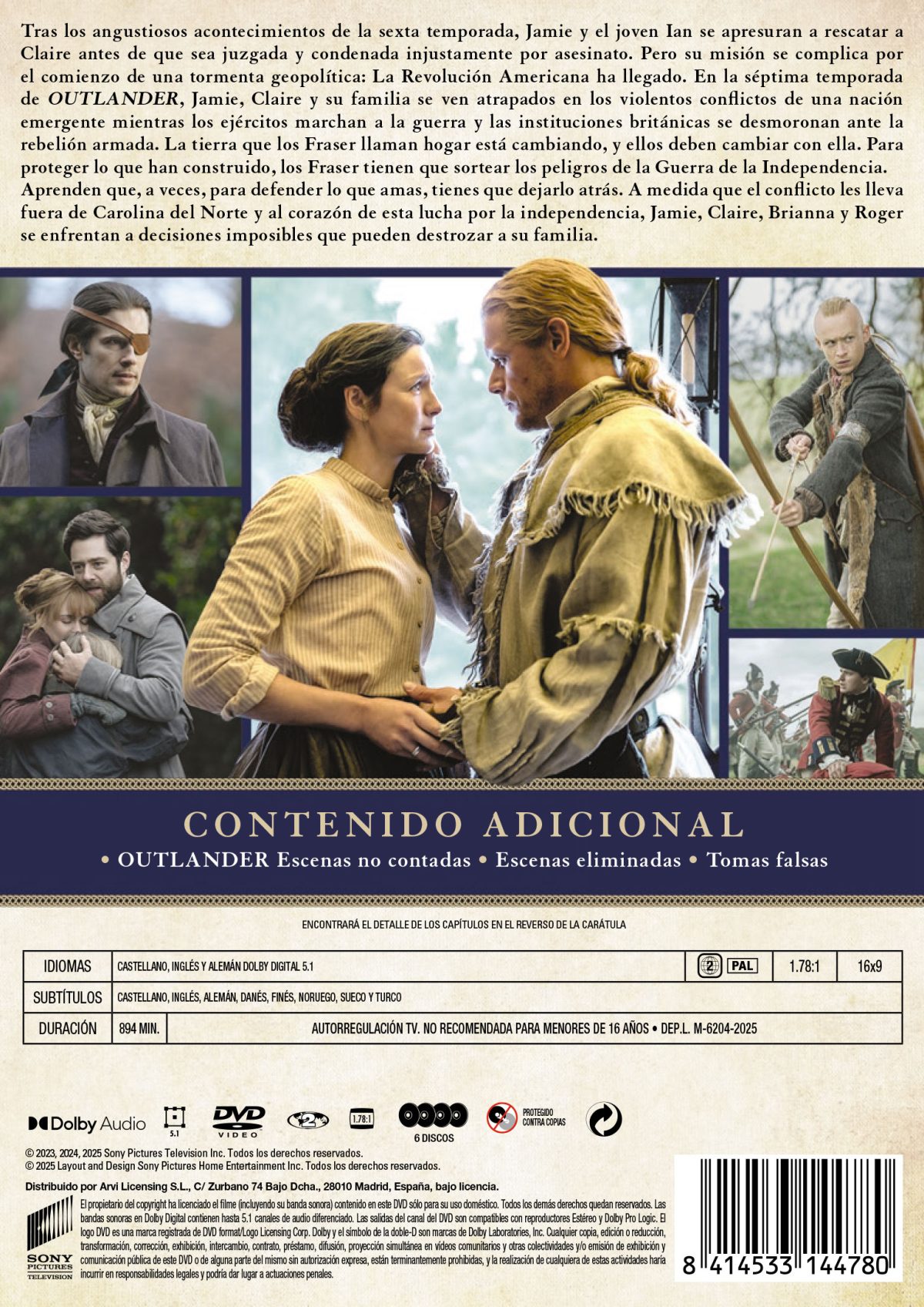 Outlander. Temporada 7 (DVD)