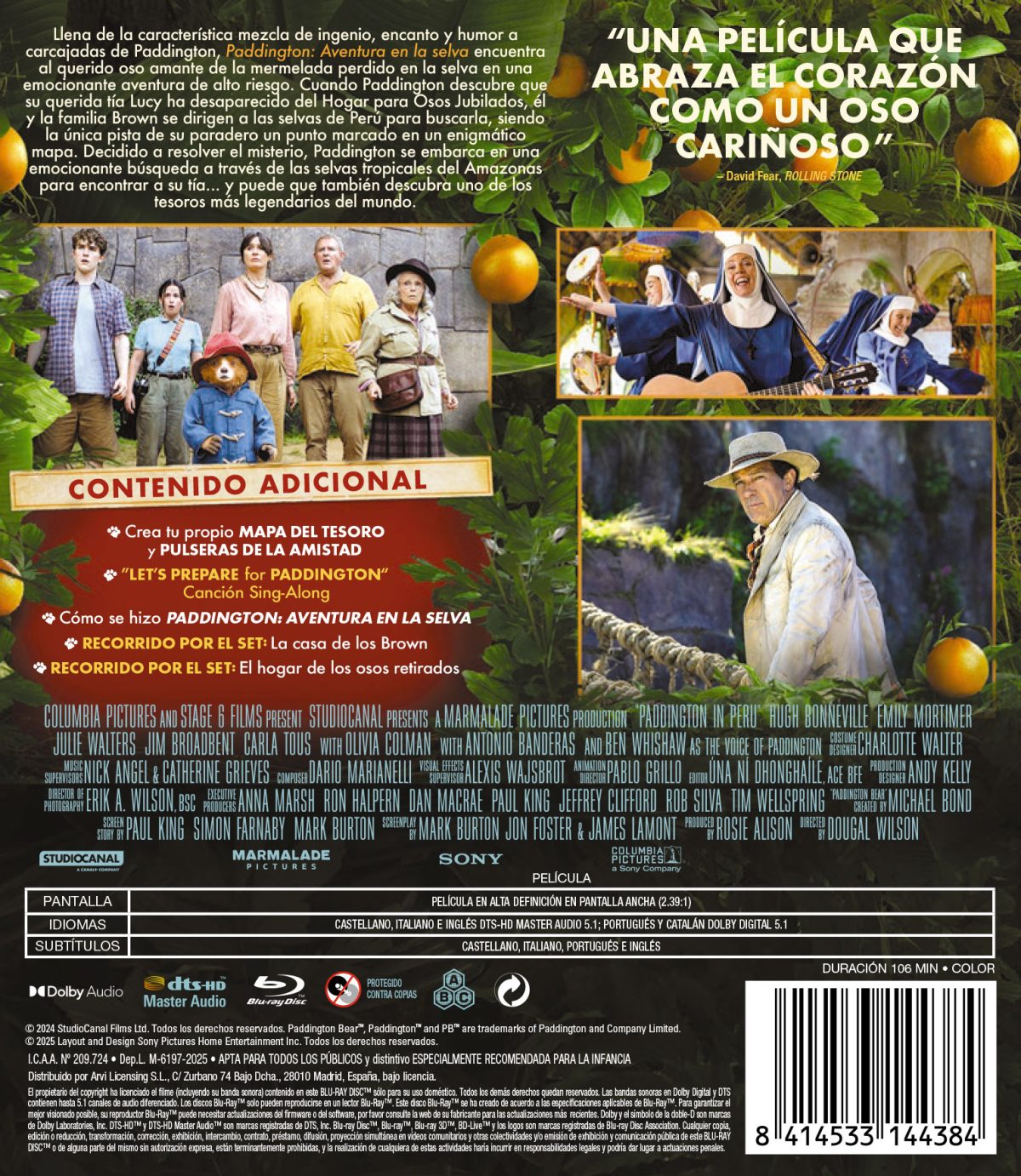 Paddington 3: Aventura en la selva (Blu-ray)