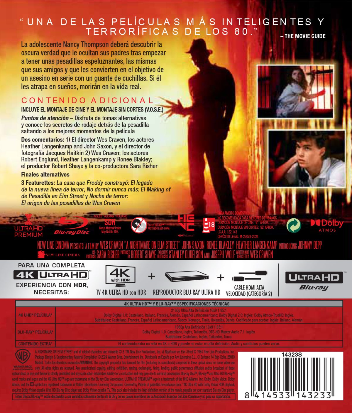 Pesadilla en Elm Street (4K UHD + Blu-ray)