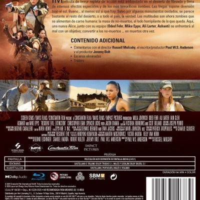 Resident Evil 3 Extinción (Blu-ray)