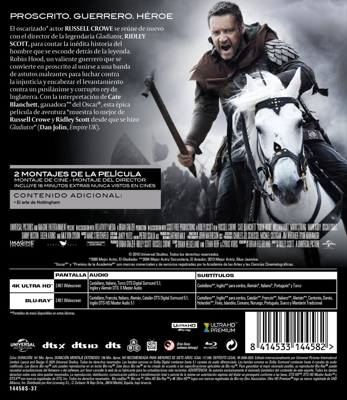 Robin Hood (4K UHD + Blu-ray)