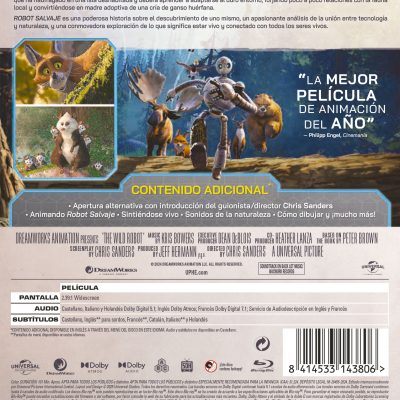 Robot salvaje (Blu-ray)