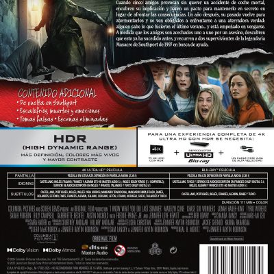 Sé lo que hicisteis el último verano (2025) (4K UHD + Blu-ray)