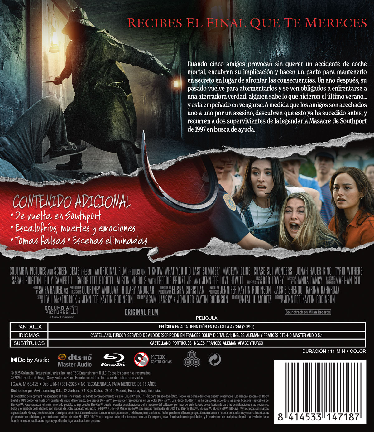 Sé lo que hicisteis el último verano (2025) (Blu-ray)