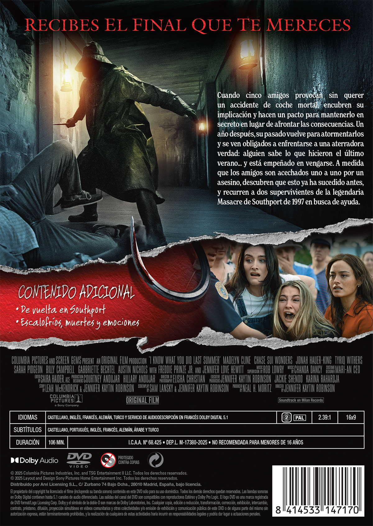 Sé lo que hicisteis el último verano (2025) (DVD)