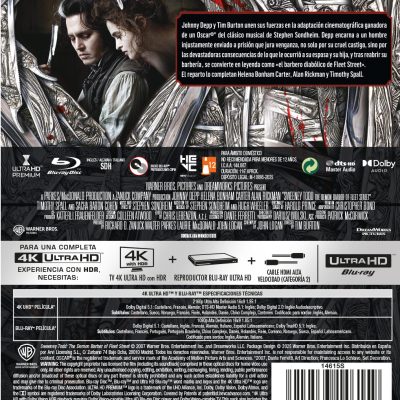 Sweeney Todd (4K UHD + Blu-Ray)