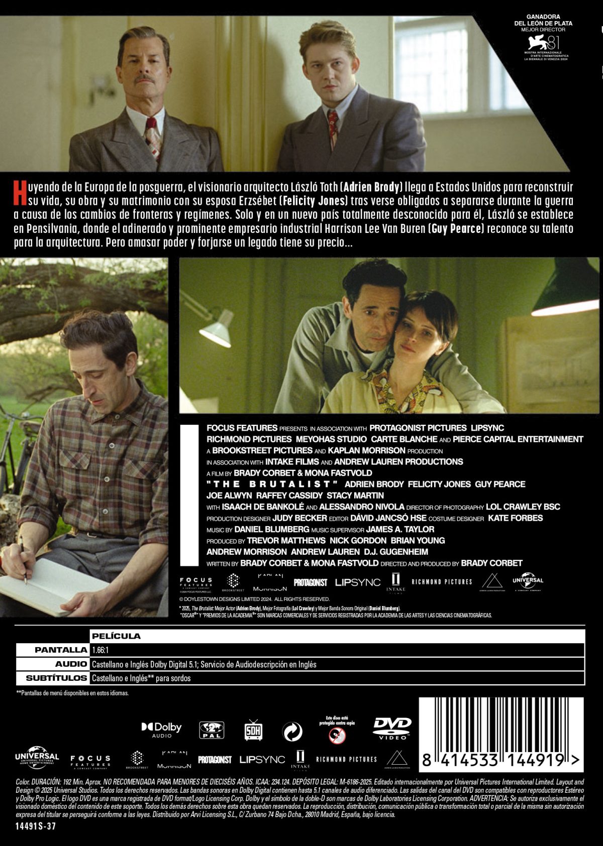 The Brutalist (DVD)