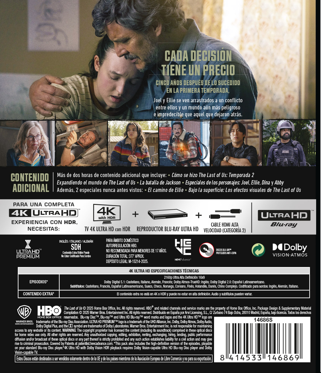 The Last of Us. Temporada 2 (4K UHD)