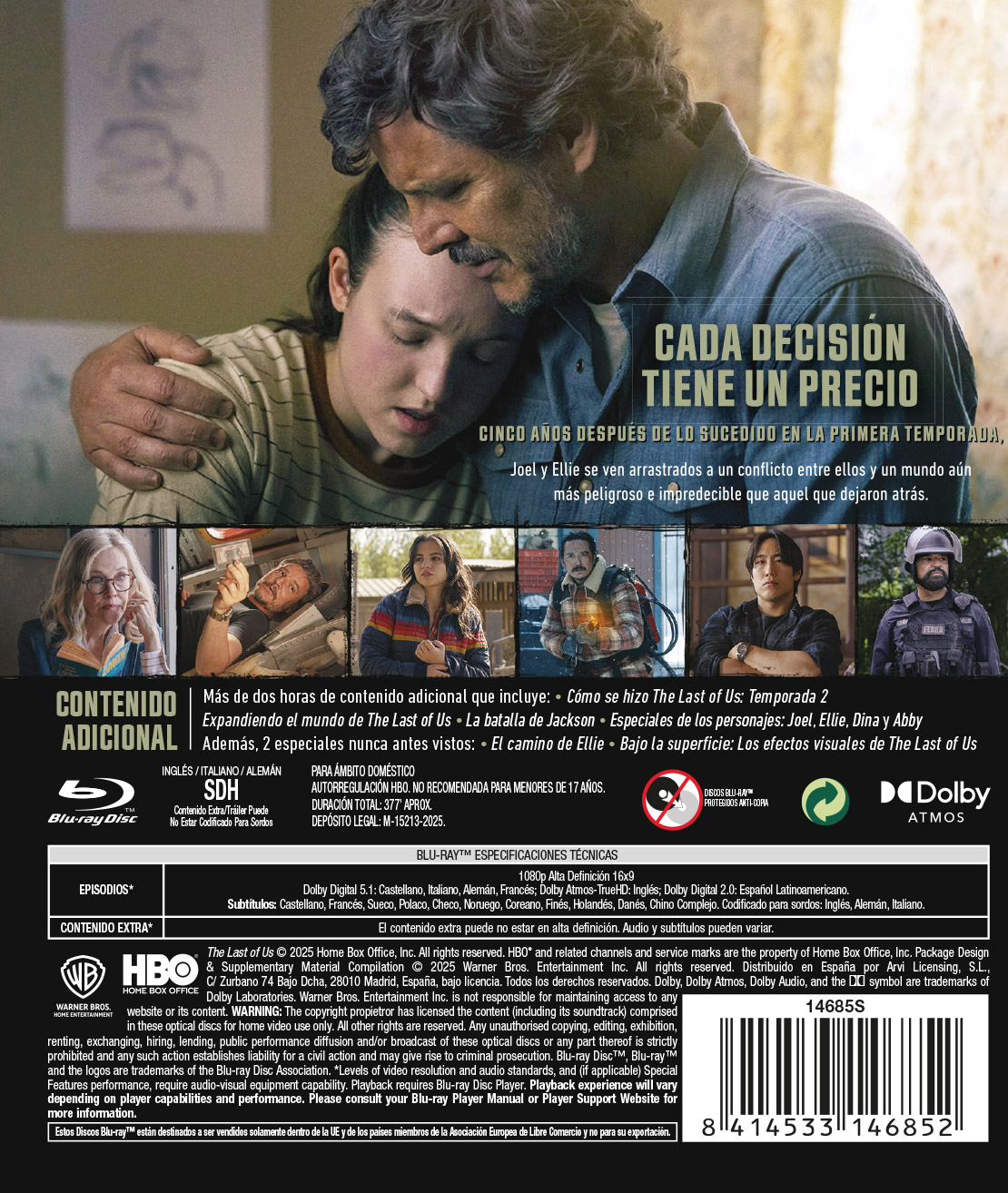 The Last of Us. Temporada 2 (Blu-ray)