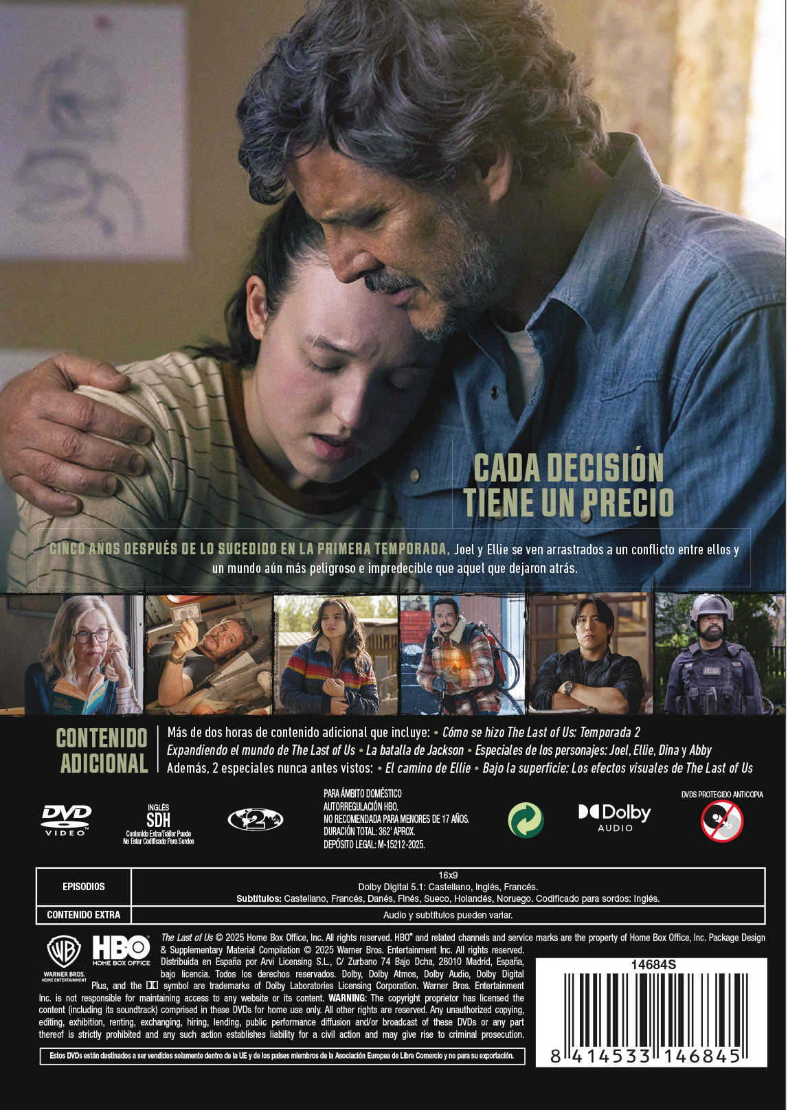 The Last of Us. Temporada 2 (DVD)