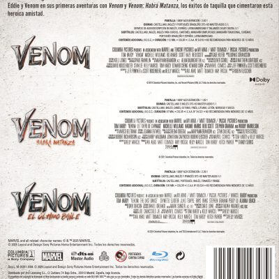 Venom. Pack 1-3 (Blu-ray)
