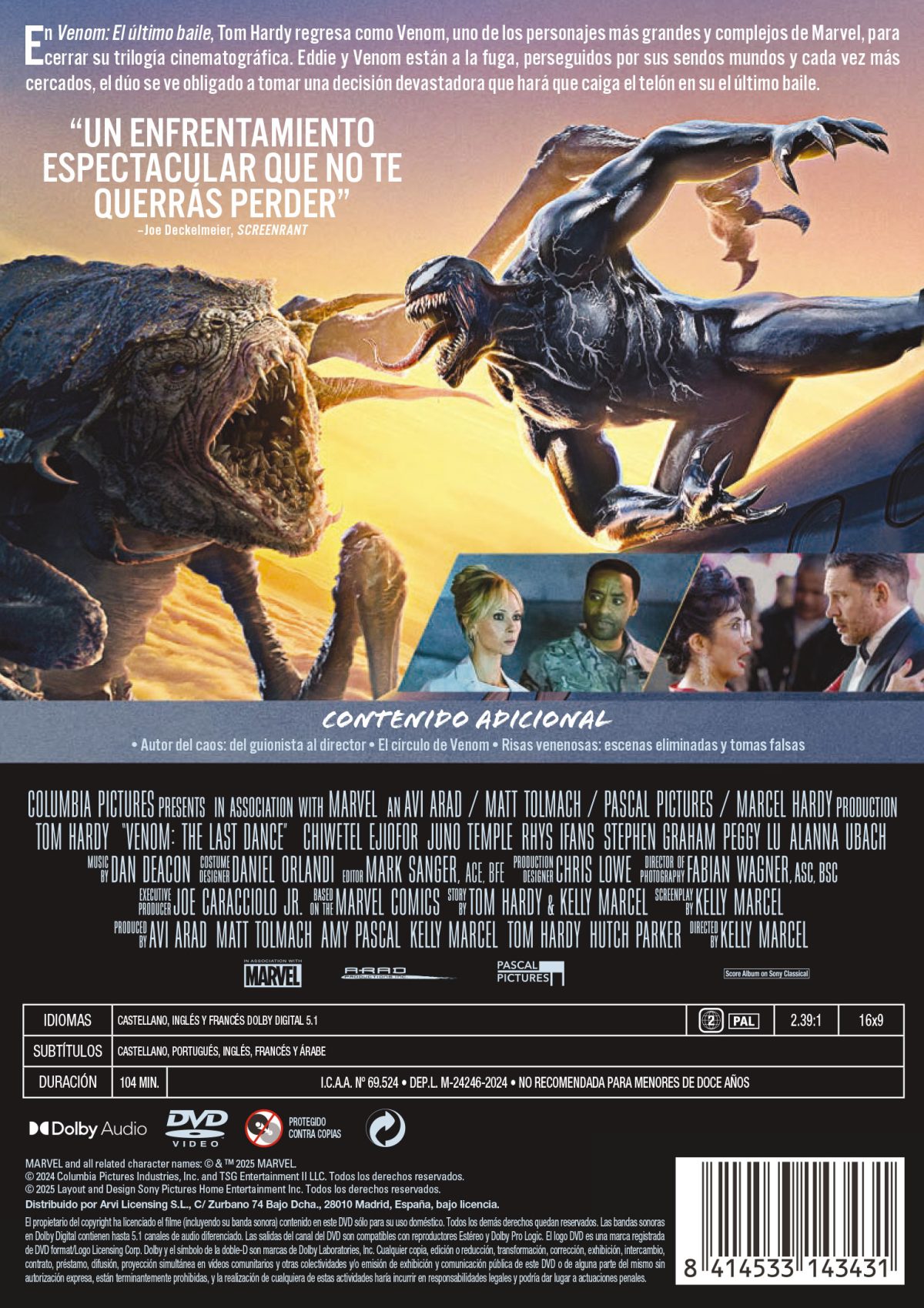 Venom: El último baile (DVD)