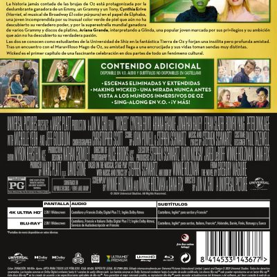 Wicked: Parte 1 (4K UHD + Blu-ray)