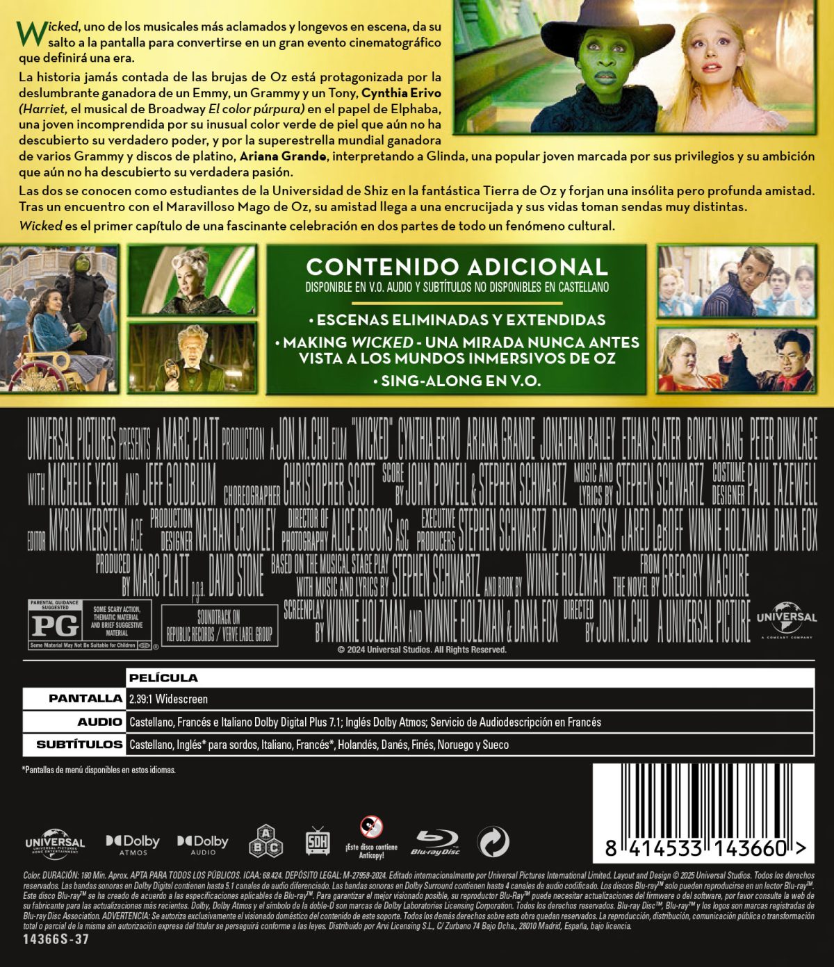 Wicked: Parte 1 (Blu-ray)