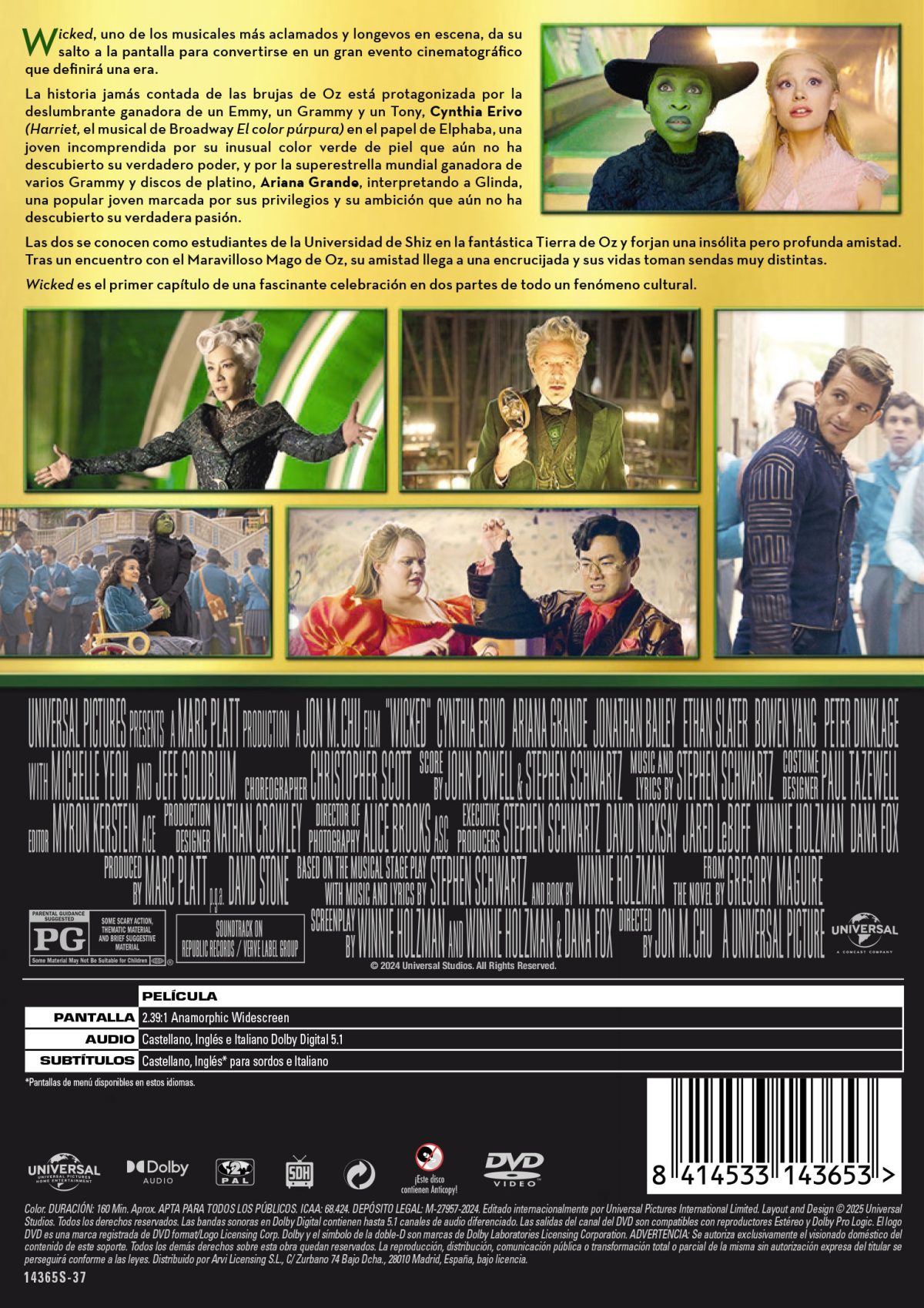Wicked: Parte 1 (DVD)
