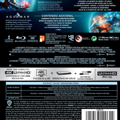 Aquaman. Pack 1-2 (4K UHD + Blu-ray)