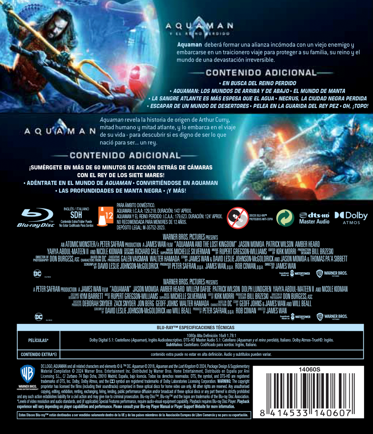 Aquaman. Pack 1-2 (Blu-ray)