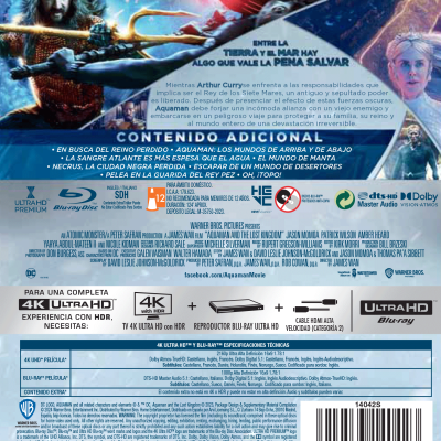 Aquaman y el reino perdido (4K UHD + Blu-ray)