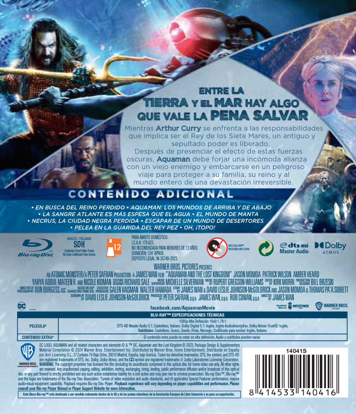 Aquaman y el reino perdido (Blu-ray)