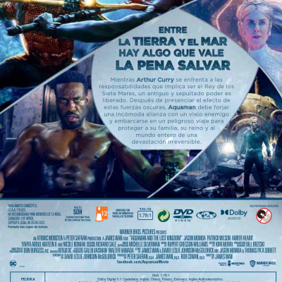 Aquaman y el reino perdido (DVD)