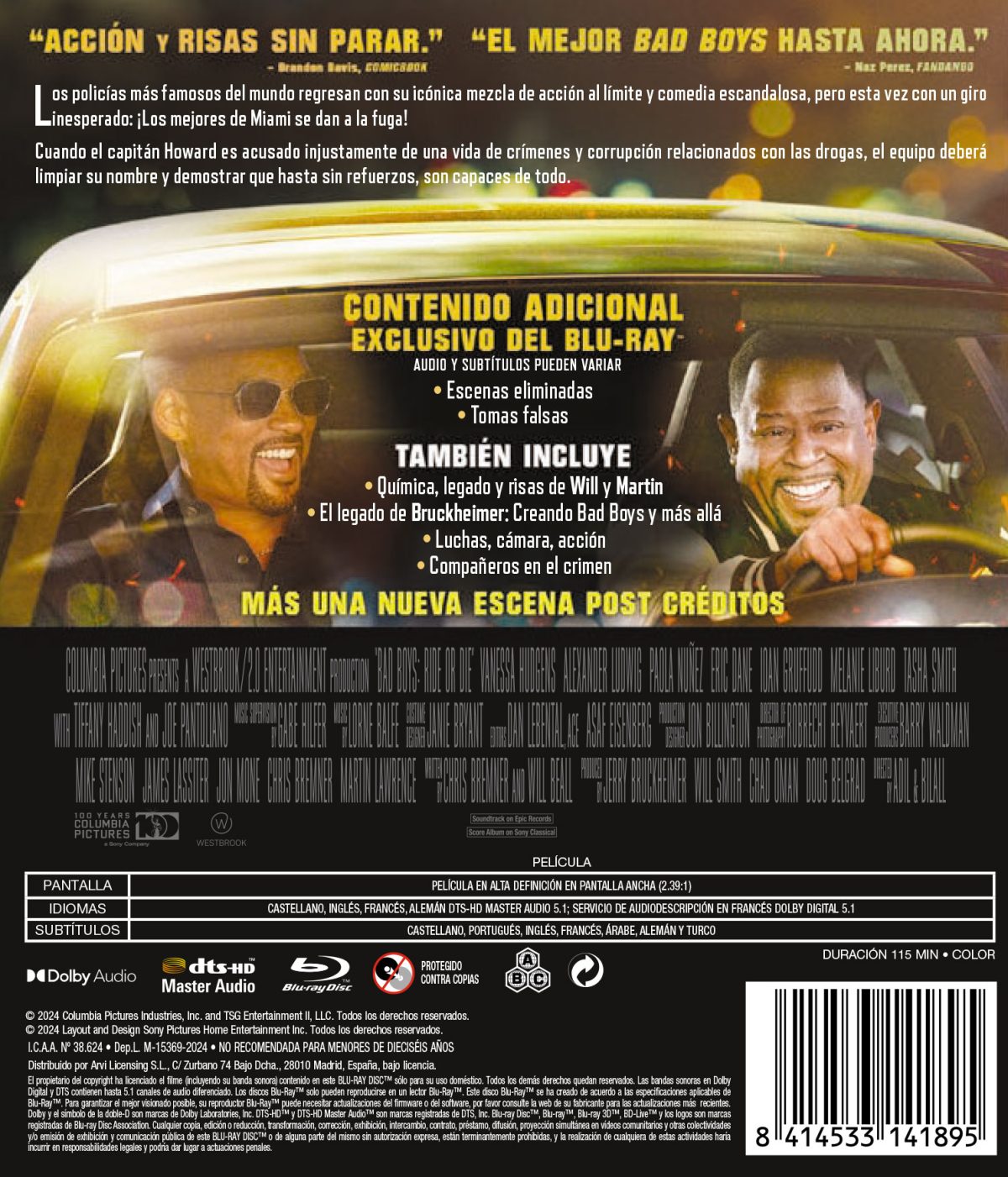 Bad Boys: Ride or Die (Blu-ray)