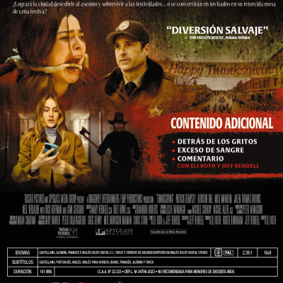 BLACK FRIDAY (DVD) - 8414533140256 - Trasera Black Friday (DVD)