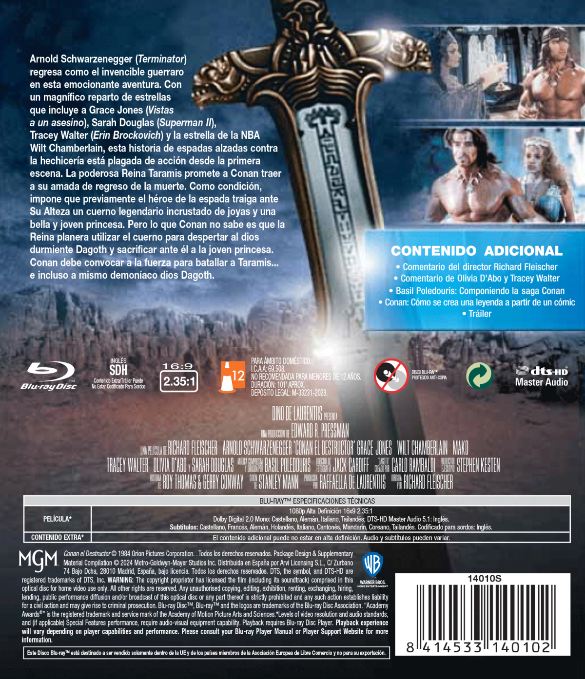 Conan el destructor (Blu-ray)