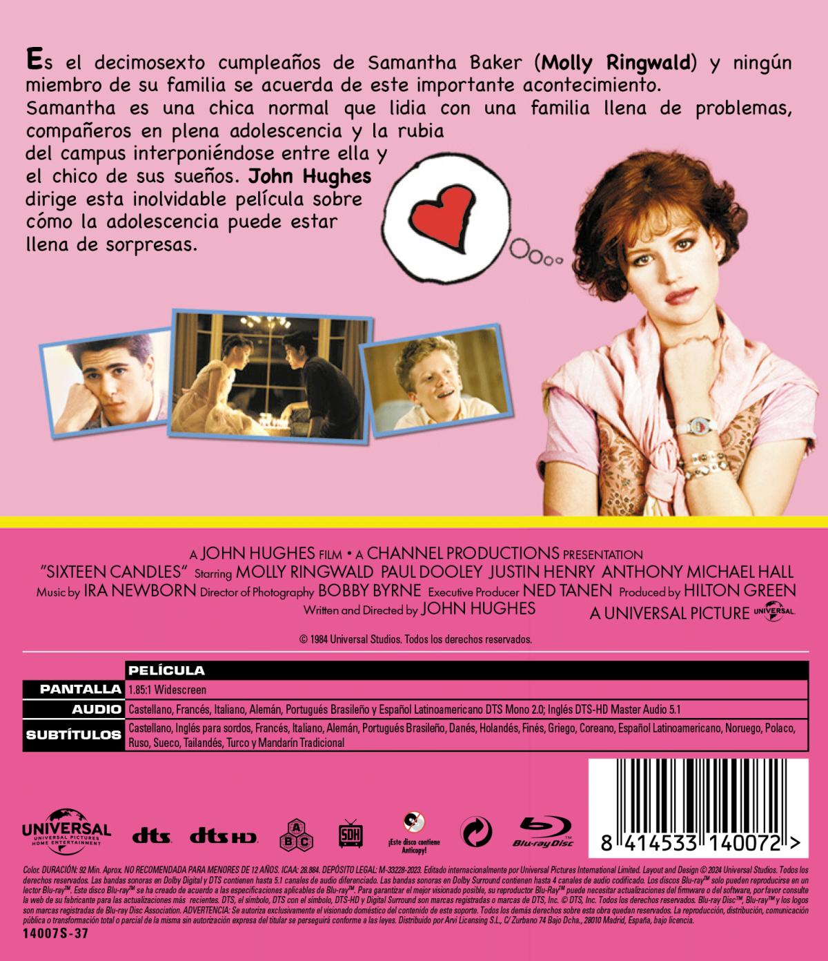 Dieciseis velas (Blu-ray)