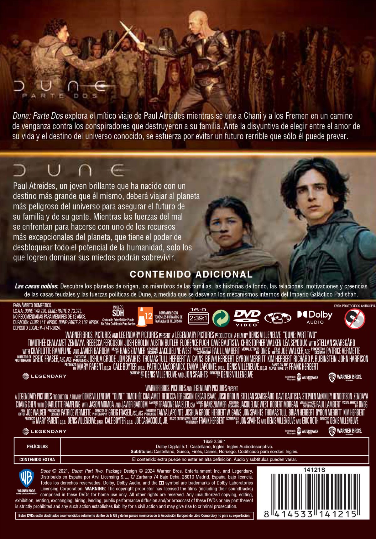 Dune. Pack 1-2 (DVD)