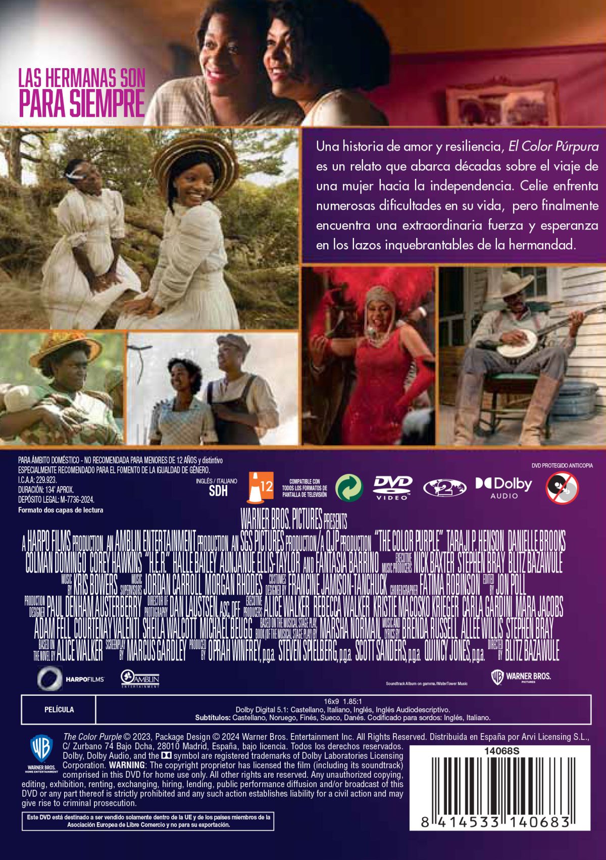 El color púrpura (2023) (DVD)