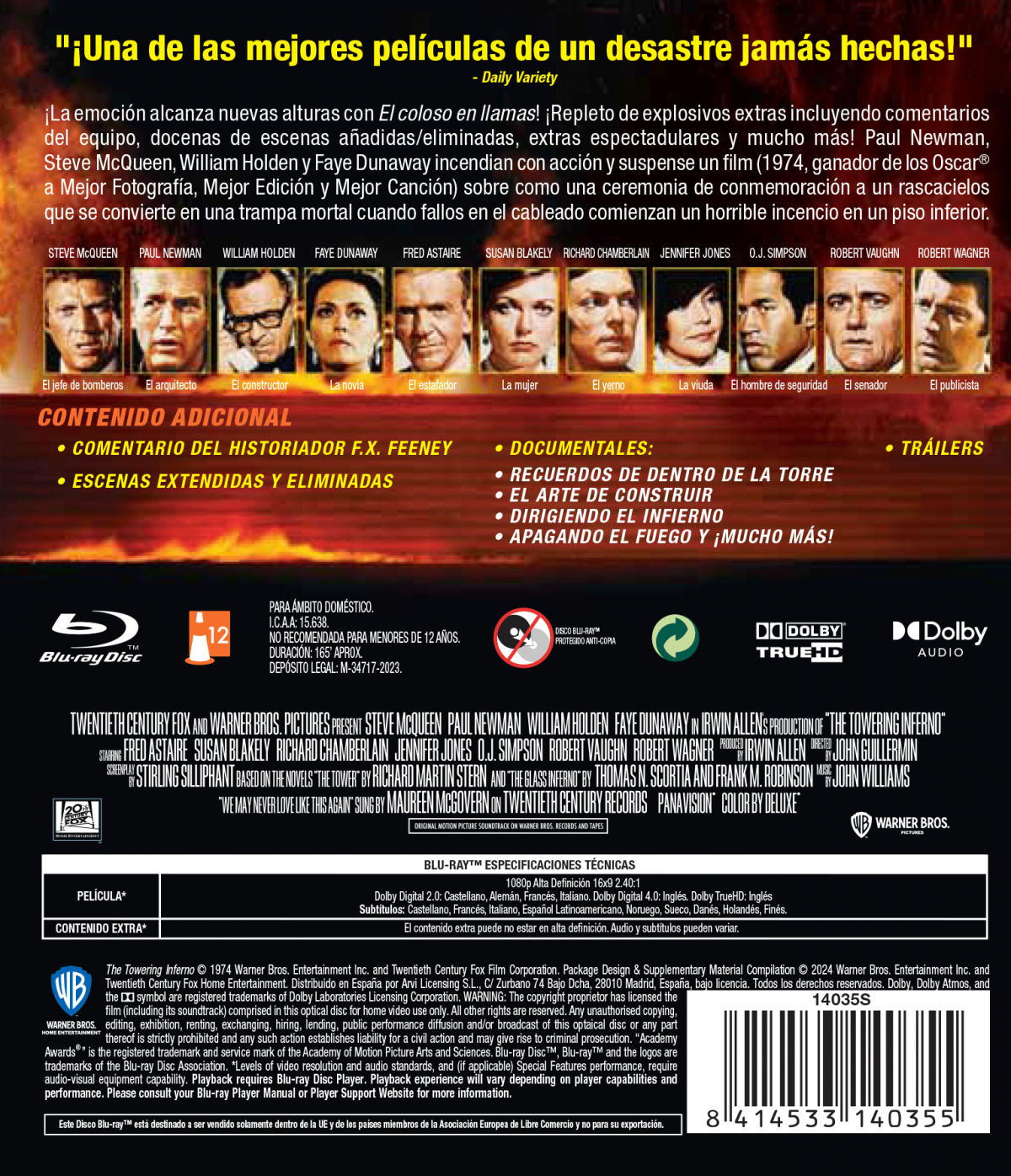 El coloso en llamas (Blu-ray)