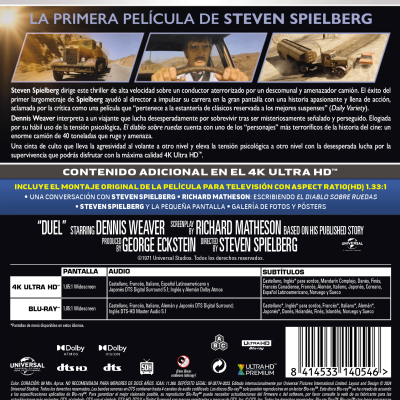 El diablo sobre ruedas (4K UHD + Blu-ray)
