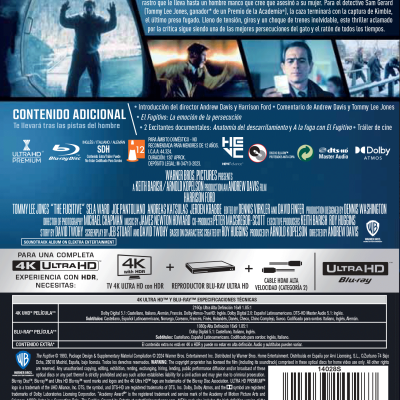 El fugitivo (4K UHD + Blu-ray)