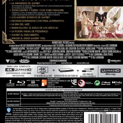 El gran Gatsby (4K UHD + Blu-ray)
