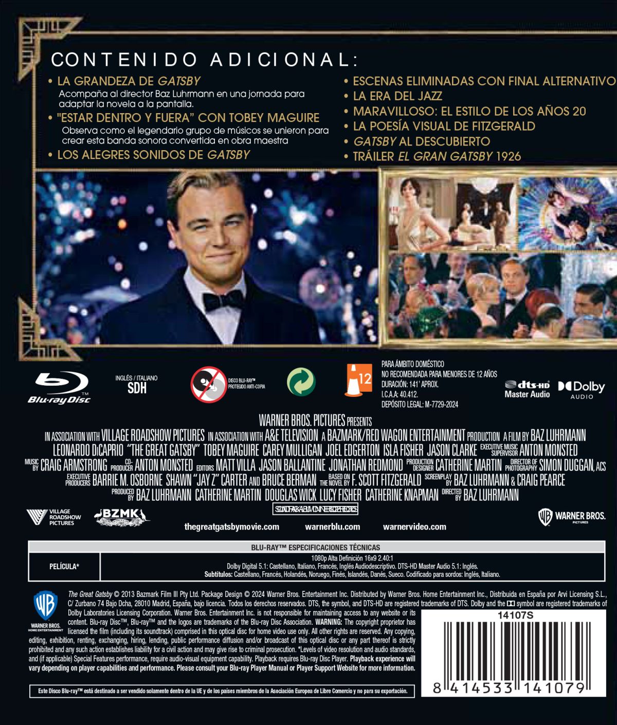 El gran Gatsby (Blu-ray)