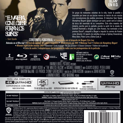 El halcón maltés (4K UHD + Blu-ray)