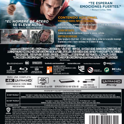 El hombre de acero (4K UHD + Blu-ray)