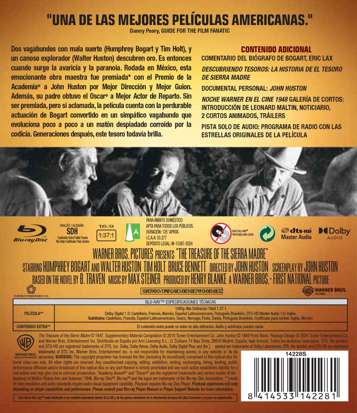 El tesoro de Sierra Madre (Blu-ray)