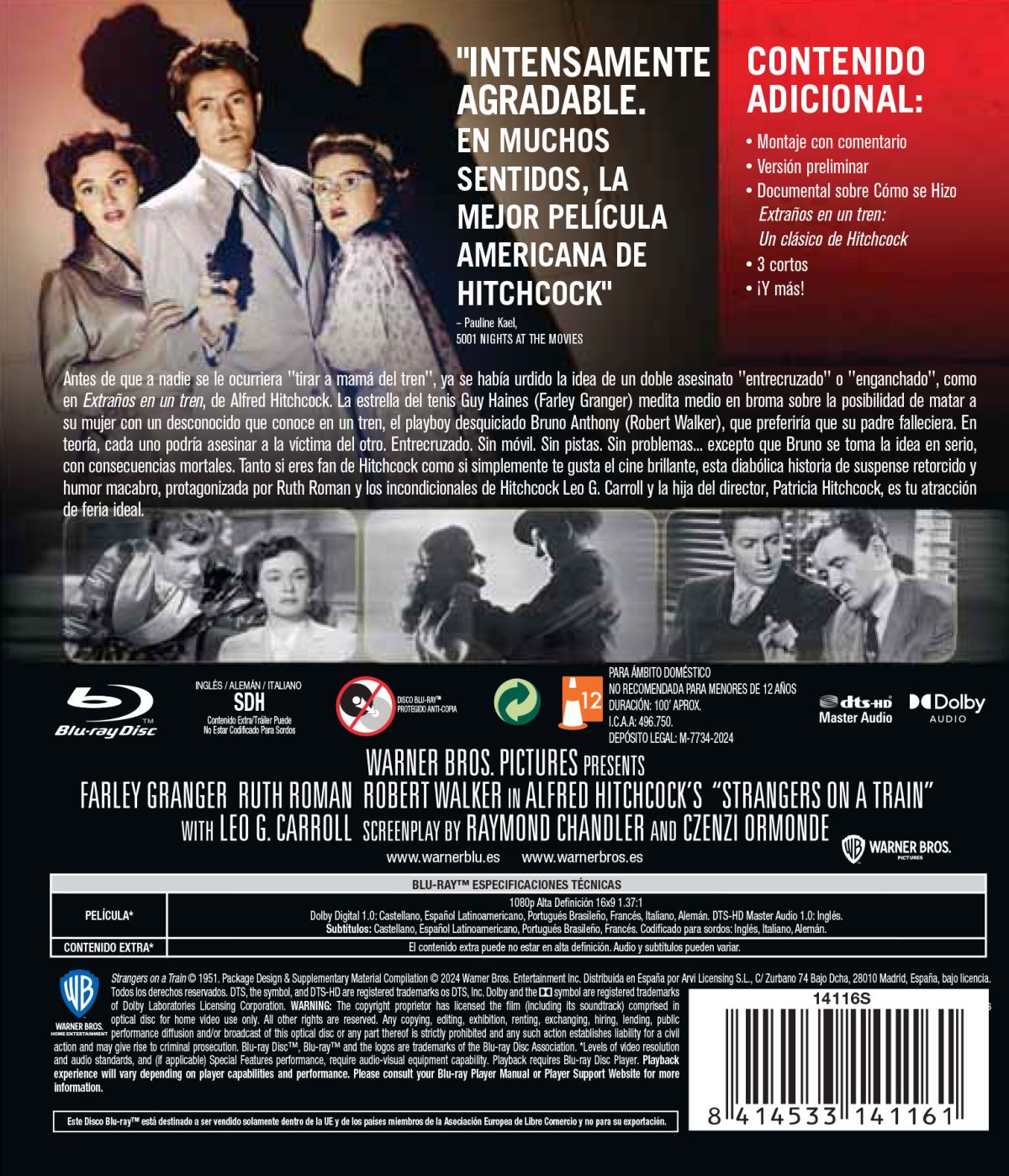 Extraños en un tren (Blu-ray)