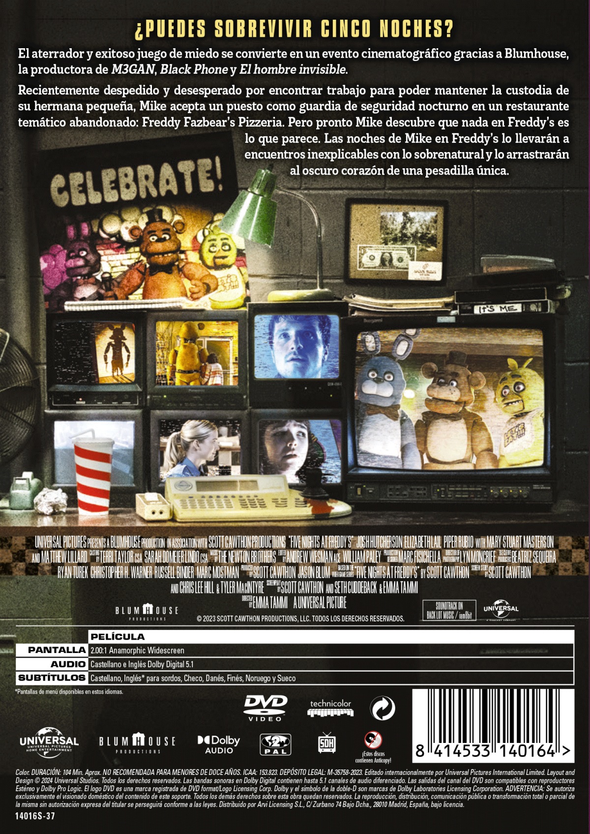 Five Nights at Freddy´s (DVD)