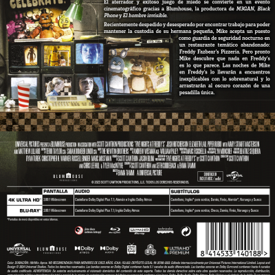 Five Nights at Freddy´s (4K UHD + Blu-ray)