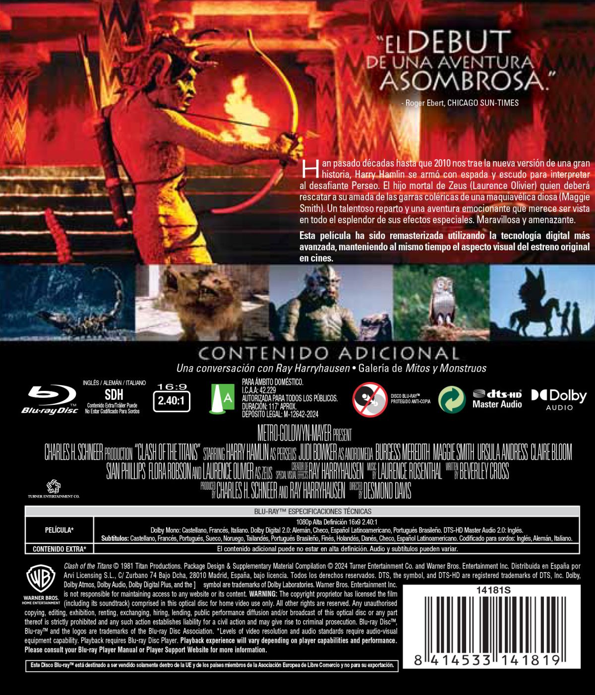 Furia de titanes (1981) (Blu-ray)