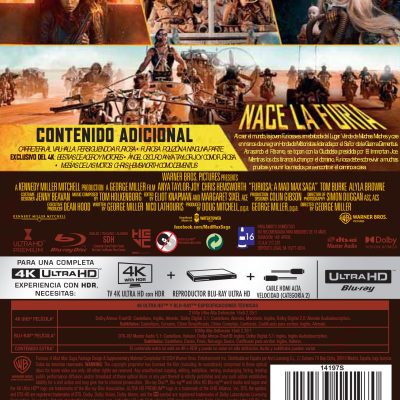 Furiosa: De la saga Mad Max (4K UHD + Blu-ray)