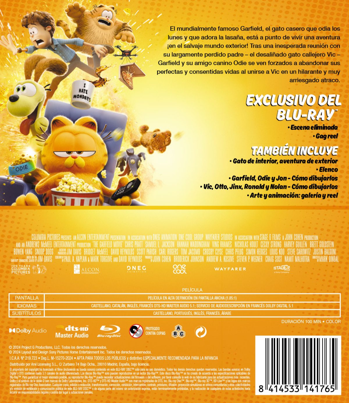 Garfield: La pelicula (Blu-ray)