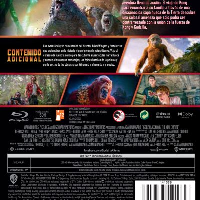 Godzilla y Kong: El nuevo imperio (Blu-ray)