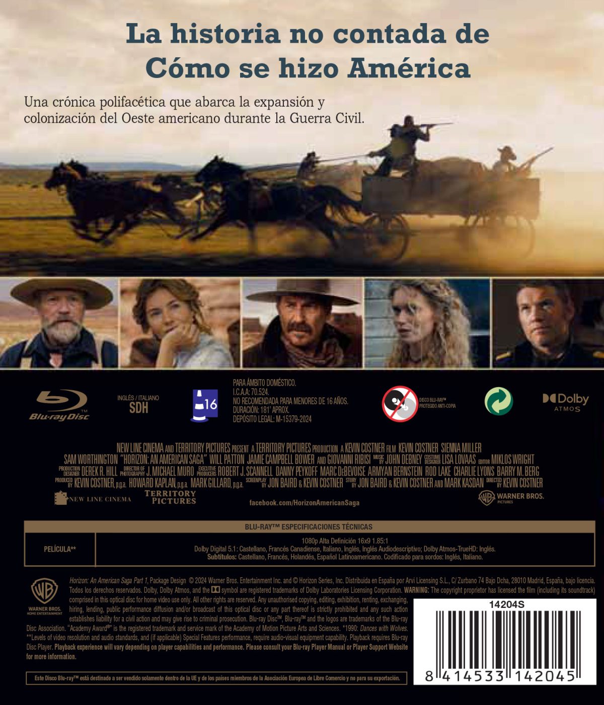 Horizon: An American Saga. Capítulo 1 (Blu-ray)